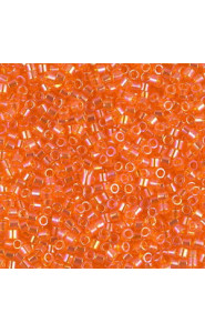 Miyuki delica beads 10/0 - Transparent tangerine ab DBM-151